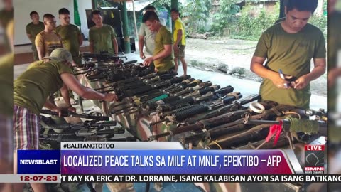 Localized peace talks sa MILF at MNLF, epektibo —AFP