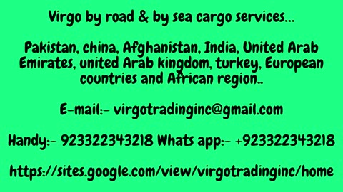 China to Pakistan by road Logistics English long video