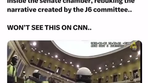 JUST IN NEW BODY CAM FOOTAGE EMERGES FROM INSIDE THE SENATE CHAMBER