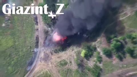 Ukrainian Tanks destroyed by Russian Artillery