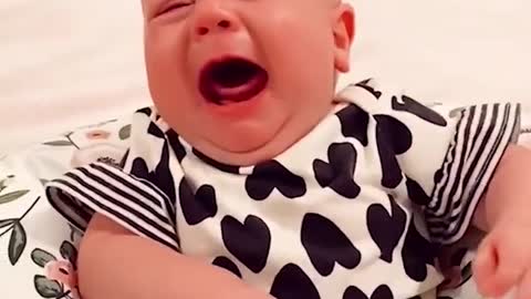 A Cute Baby Cry 😅 -- Babies Funny Short Video #shorts