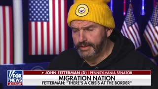 John Fetterman says we have a Border Crisis - Who is this guy? lol