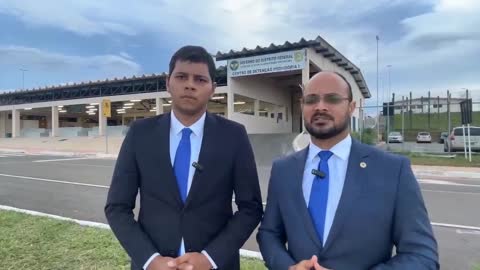 Deputados Diego Castro e Alden visitam o Presídio da Papuda em Brasília