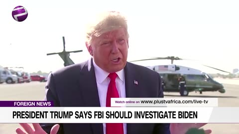 President Trump Says FBI Should Investigate Joe Biden (NEWS | USA)