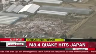 Massive tsunami engulf entire towns in Japan March 11, 2011