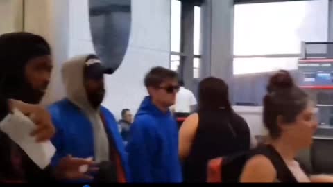 Kanye West is spotted with white nationalist and Holocaust denier Nick Fuentes at Miami airport