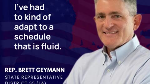 How Rep. Brett Geymann Finds Time for Faith in 30 Seconds