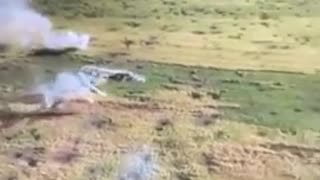 🚀 Ukraine Russia War | Ukrainian Drone Operator Captures Exact Moment MI-24 Helicopter Fires U | RCF