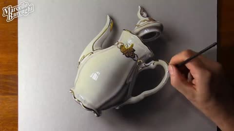 Depict The Reflective Color Of The Teapot