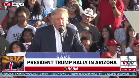 Trump: "Biden and His Left-Wing Handlers Are Turning America into a Police State"