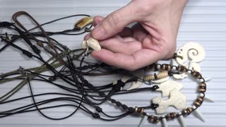 My Bone and Animal Tooth Jewelry Collection, How to Make Handmade Bone Necklaces