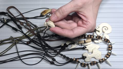 My Bone and Animal Tooth Jewelry Collection, How to Make Handmade Bone Necklaces