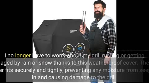 Customer Reviews: Sponsored Ad - Grill Cover Gas Smoker BBQ Patio Weatherproof Sturdy Durable G...