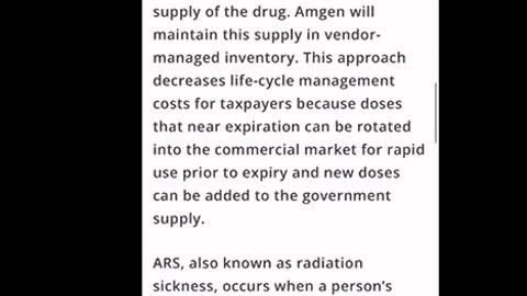 The Set Up- Part 12- Government buying up all the radiation pills