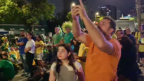 Unbelievable scenes at Joinville protest after Brazil's Defence Ministry releases findings.