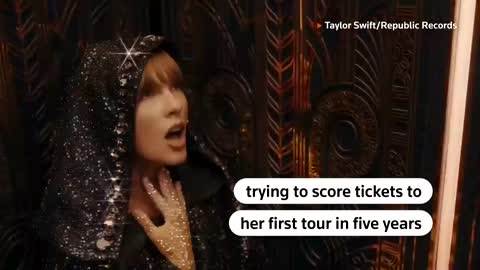 Taylor Swift fans crash Ticketmaster website for tour tickets