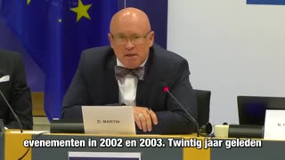 Dr. David E. Martin at EU-parliament May 2023.
