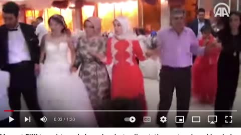 PKK , Kurdish PLO Communists ,Bomb police station and civilian wedding