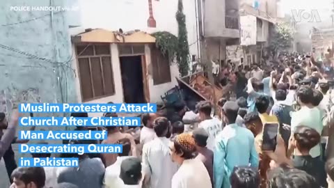 churches burned in jarawal faislabad pakistan