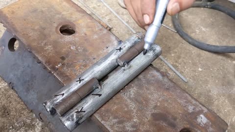 how to weld door hinges quickly and accurately - #welding