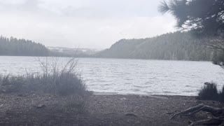 Enjoying the Views from the Mountain Lake Bench – Suttle Lake – Central Oregon – 4K