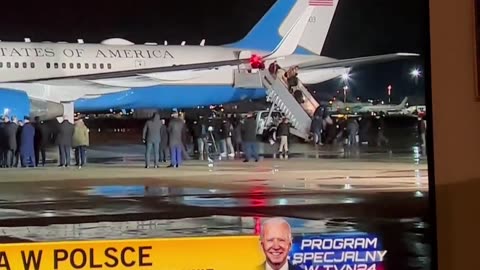 Who fell out of Air Force One in Poland?
