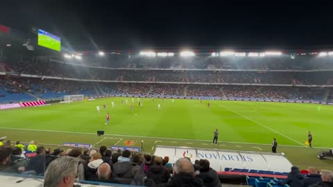 MEGA Pyro & Choreo Muttenzerkurve at FC Basel vs FC Zürich