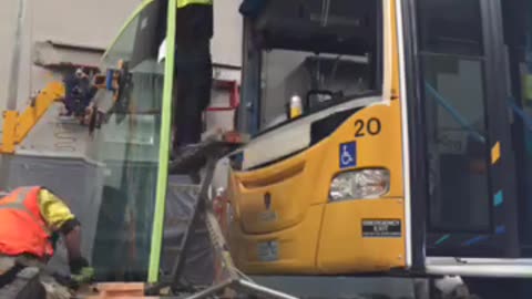 Quick Bus Windscreen Replacement by A1 Windscreens