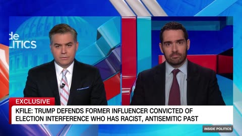 Trump defends former influencer convicted of election interference who has racist, antisemitic past