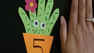 Number 5 Preschool Activities | Preschool Number 5 Craft | Preschool Number Craft