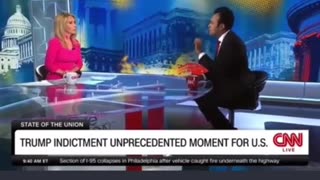 Vivek Ramaswamey called out a CNN reporter live