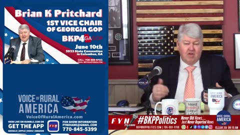 Brian K Pritchard For 1st Vice Chair Of GA GOP On Endorsements And GRA