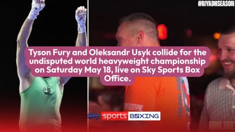 Fury vs Usyk: 'A first-round knockdown, with a jab!'