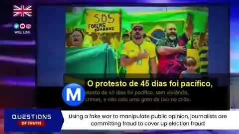 The opinion public in Brazil is being manipulated to create a civil war