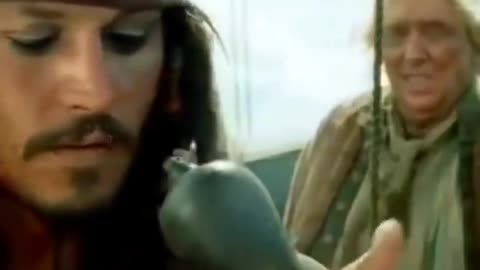 A unique glimpse of Johnny Depp and Jack Sparrow