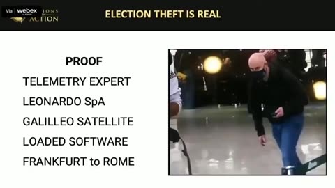 Italian and US intelligence testimony that the 2020 U.S. Election was stolen from President Trump