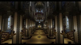 Amazing minecraft Cathedral!_HD