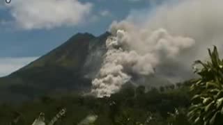 UFO Over Volcano