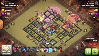 100% War, Attack 1 - Clash of Clans