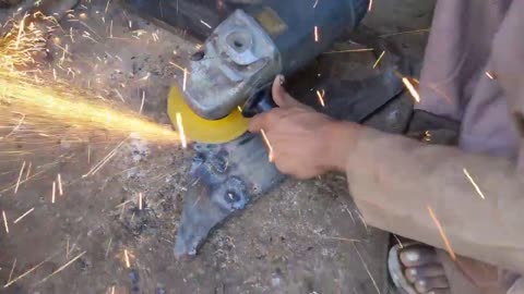 Secrets of welding! Filling large welding gaps -- iron stick welder