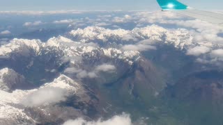 Alps from Above Kanin to Triglav mountain peak, the highest [2,864 m]) of Slovenia