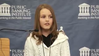 12-year old exposes the immorality of the global banking system