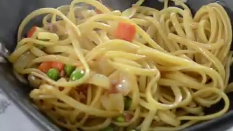 How To Make Fried Spaghetti 🍝🍝