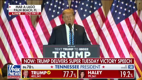 Super Tuesday 10 PM Wrap Up, With President Trumps Comments