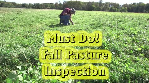 Must Do Fall Pasture Inspection
