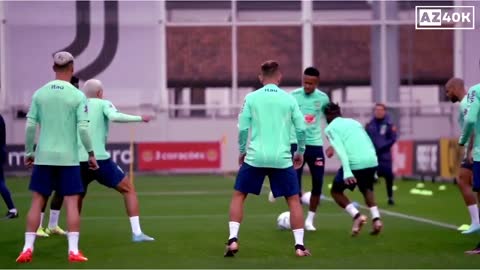 Neymar, Vini Jr & Brazil Training Session in Turin For World Cup