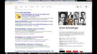 Erwin Schrodinger Google Doodle