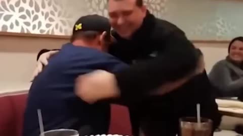 This dad was really surprised