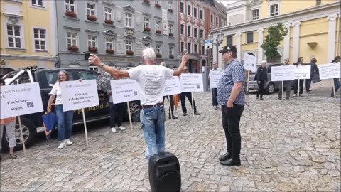 STANDPUNKTE-DEMO, Schilder-Demo Q 351 Dresden - BAUTZEN, Hauptmarkt, 27 07 2023, Teil II von II