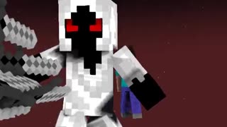 ENTITY 303 and HEROBRINE Destroyed My World - The Epic Battle #minecraft #animationwithsteve